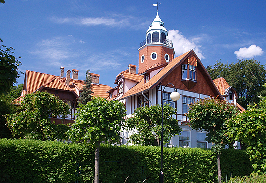 Sopot. Zabytkowe wille w Dolnym Sopocie.