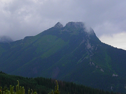 Giewont- widok ze szlaku do Doliny Gsienicowej