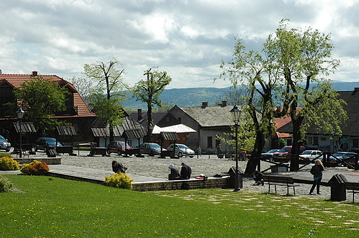 Lanckorona - rynek miasteczka ze snu