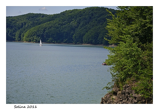 Nad zalewem. Solina
