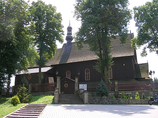 Drewniany koci w Sobolowie.
