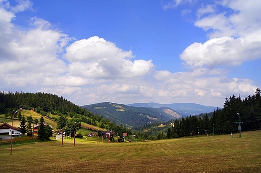 Widok z Przeczy Salmopolskiej