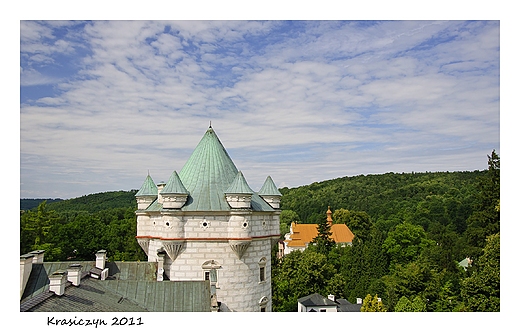 Zamek i okolice. Krasiczyn