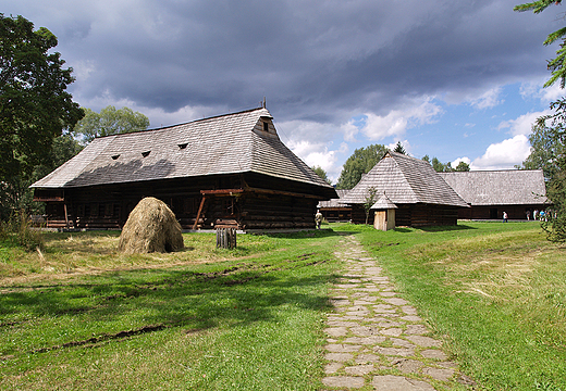 Zubrzyca Grna.Muzeum Orawski Park Etnograficzny. Zagroda-Dwr Moniakw.