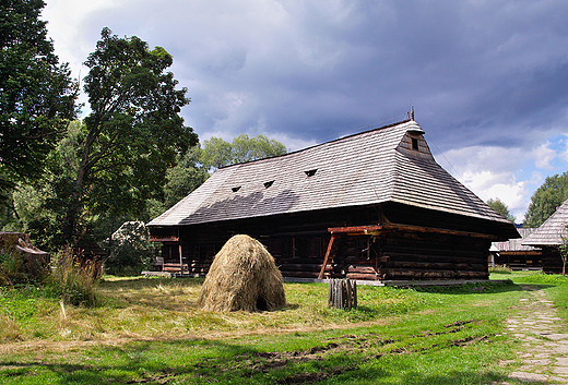 Zubrzyca Grna.Muzeum Orawski Park Etnograficzny.Zagroda Moniakw.