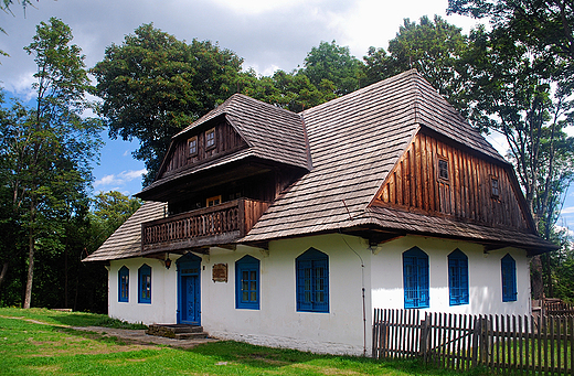 Zubrzyca Grna.Muzeum Orawski Park Etnograficzny.Biaa Karczma z Podwilka.