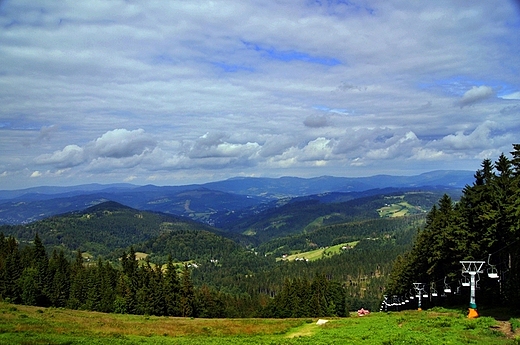 Beskid lski spod Wielkiego Stoka