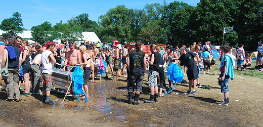 Prysznice. Przystanek Woodstock 2009