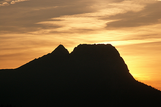 Giewont z Przeczy midzy Kopami