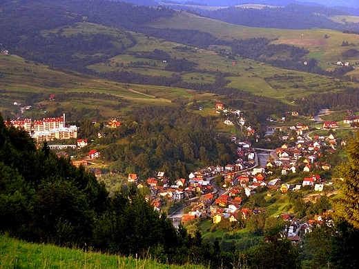 Szczawnica - widok z Palenicy