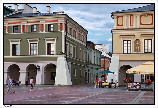 Zamo - Rynek Wielki _ widok na ul. Grodzk