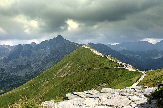 Widok i z Kasprowego Wierchu