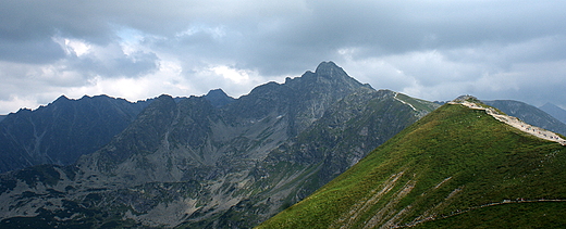 Widok i z Kasprowego Wierchu