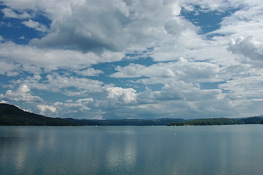 Solina - panorama jeziora