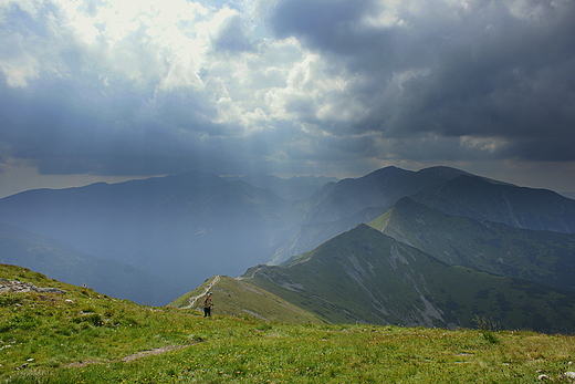 Widok i z Kasprowego Wierchu