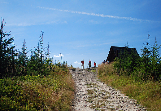 Beskid lski. W stron Malinowskiej Skay.