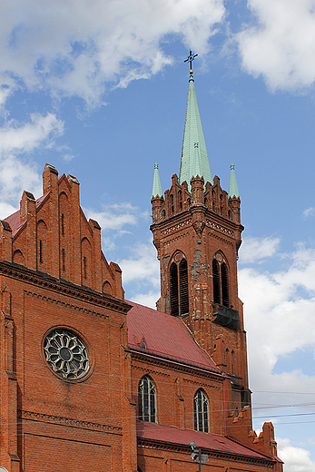 Zgierz - neogotycki koci w. Katarzyny Aleksandryjskiej