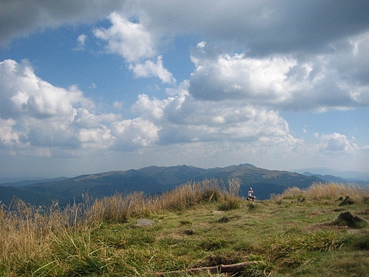 Bieszczady. Widok na Gniazdo Tarnicy