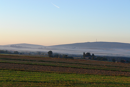 ysiec. Widok z Szerzaw