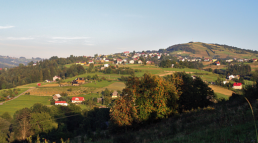 Widok na Ochodzit z Istebnej.