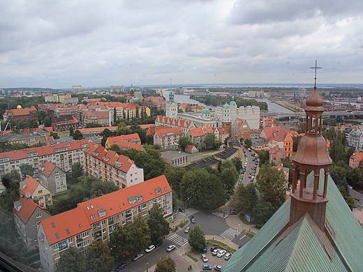 Bazylika archikatedralna w. Jakuba - widok z wiey