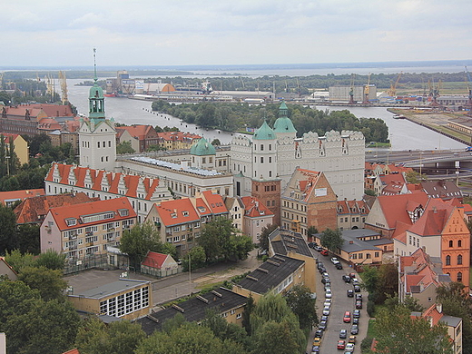 Bazylika archikatedralna w. Jakuba - widok z wiey