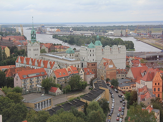 Bazylika archikatedralna w. Jakuba - widok z wiey