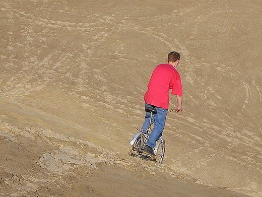 Rower na pustyni Siedleckiej