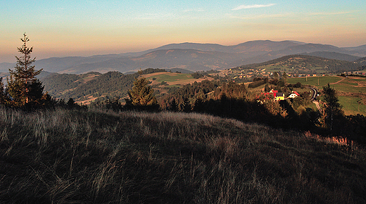 Beskid lski. Panorama z Koczego Zamku - 847mnpm.