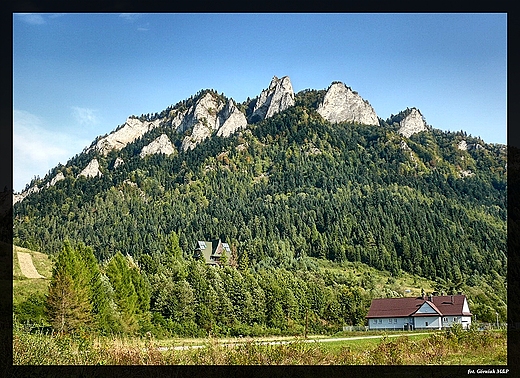 Sromowce Nizne - widok na Trzy Korony.