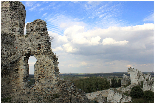 Ruiny zamku Ogrodzieniec w Podzamczu