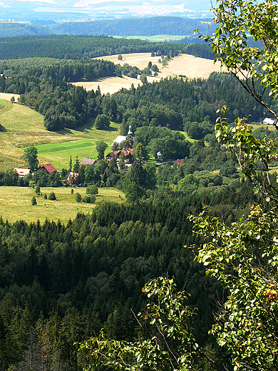 Widok ze Szczelica na Pasterk