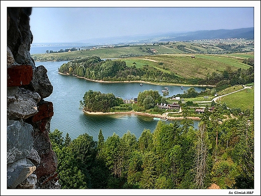 Czorsztyn - widok z zamku