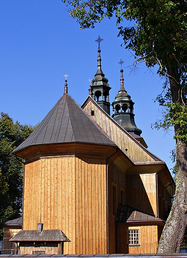 DREWNIANY KOCIӣ W GRECKU KOCIELNYM - SANKTUARIUM W. STANISAWA BISKUPA.