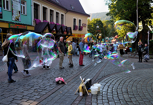 Spacerek po Zakopanem i okolicy. Scenka uliczna.