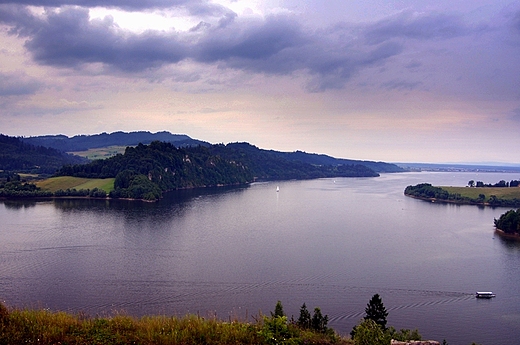 Jezioro Czorsztyskie - widok z zamku Czorsztyn