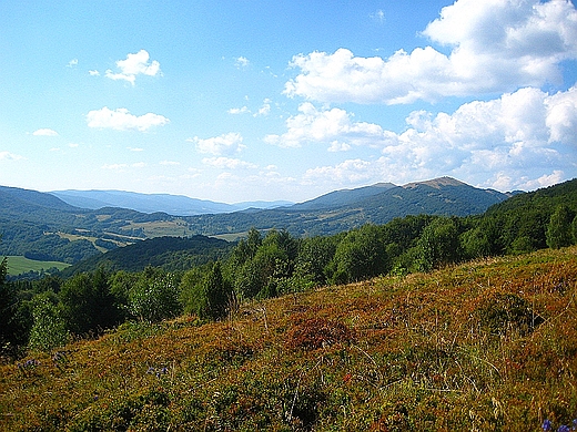 Bieszczady. Widok na Poonin Wetlisk