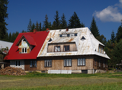 Beskid lski. Schronisko PTTK na Stecwce.