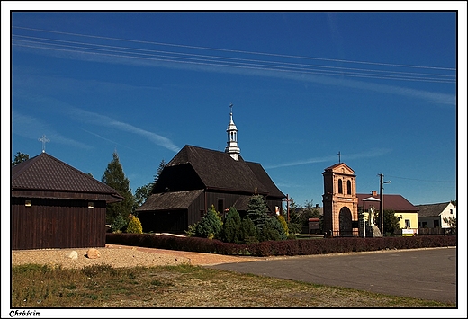 Chrcin - drewniany koci p.w. w. Mikoaja