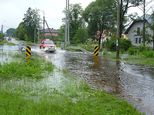 Widok po ulewie