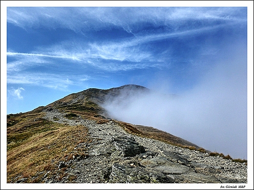 Tatry - widok ze szlaku na Kop Kondrack.