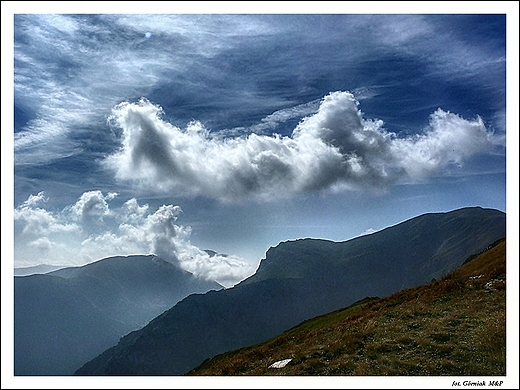 Tatry - widok ze szlaku na Kop Kondrack.