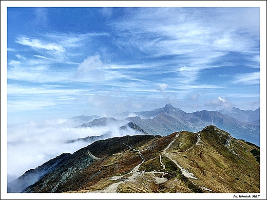 Tatry - widok ze szlaku na Kop Kondrack.