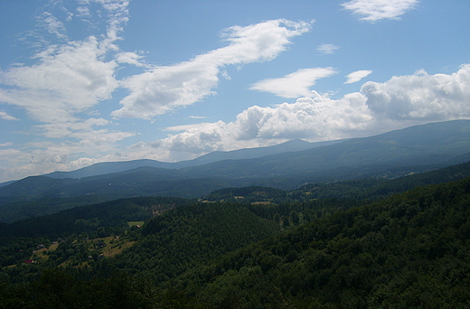 Widok na Karkonosze