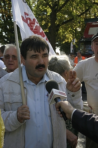 Protest stoczniowcw, wywiad