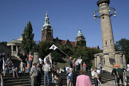 Protest, widok na Urzd Wojewdzki