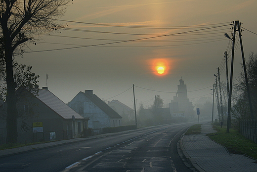 Wschd soca na lubuskich drogach