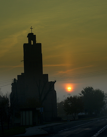 Wschd soca na lubuskich drogach