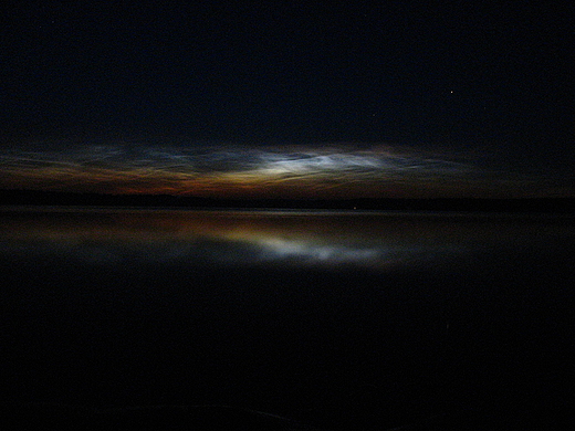 Jezioro Nidzkie noc