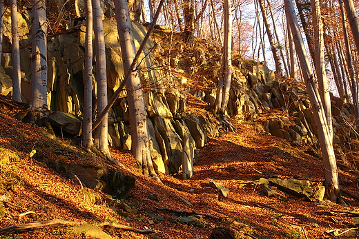 Jesienny poranek na Perci Borkowskiego